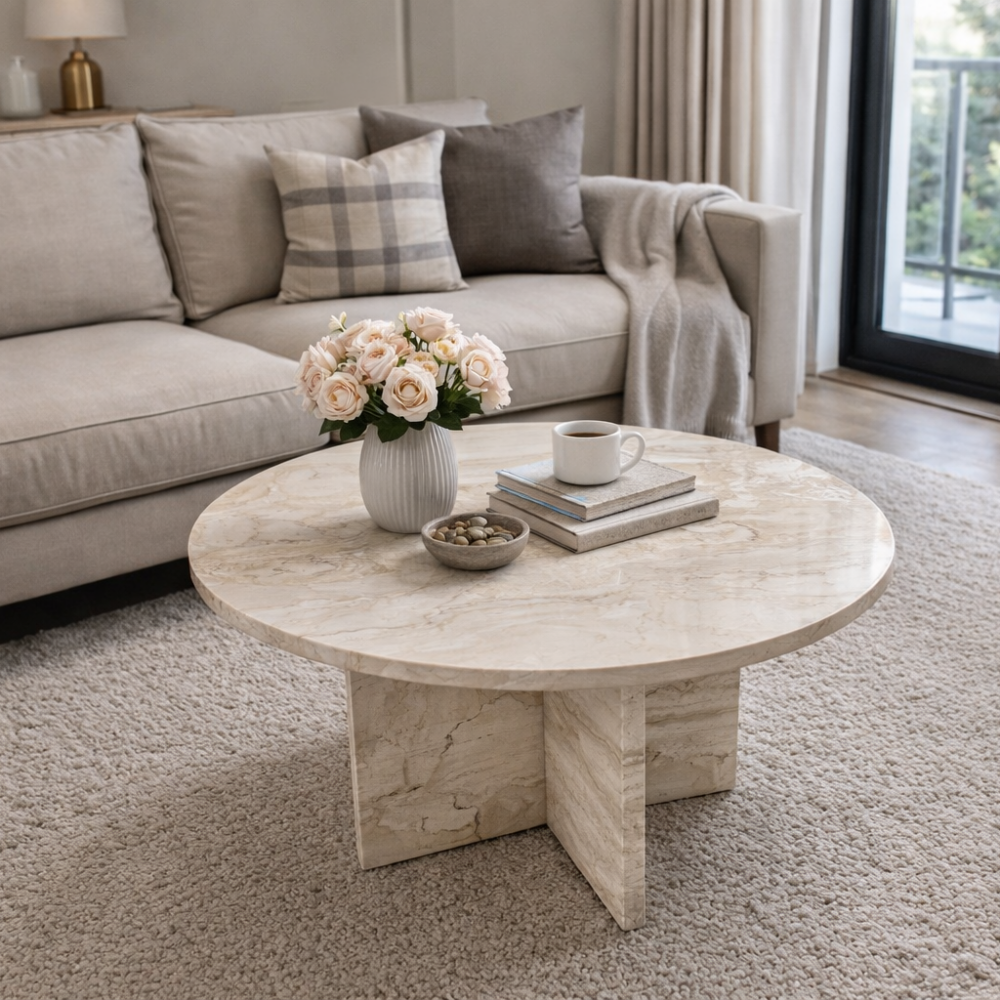 Stolik z kamienia Daino Reale