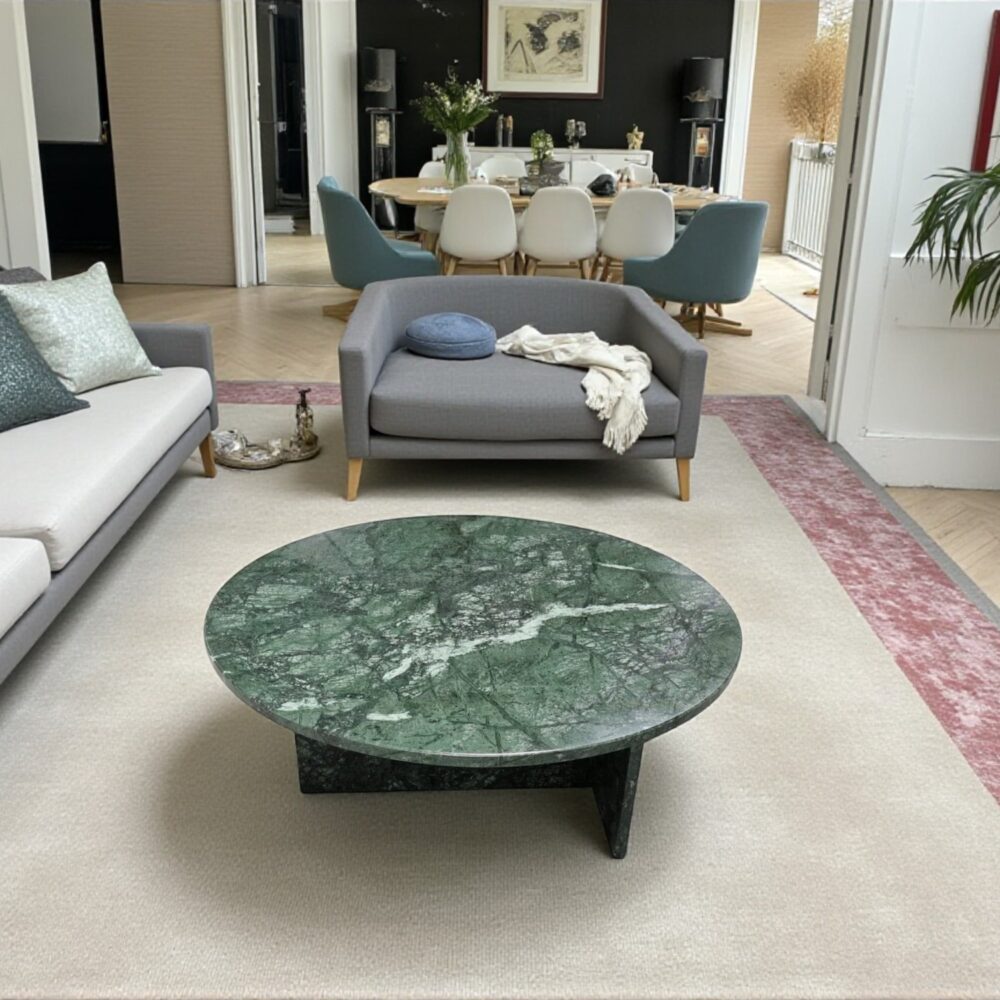 Verde Guatemala zielony stolik kawowy