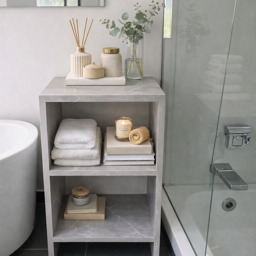 Szafka łazienkowa stojąca z kamienia