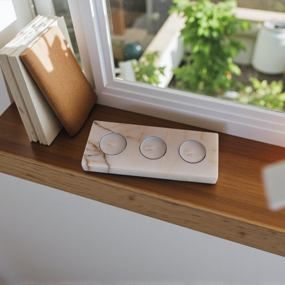 Świecznik marmurowy (potrójny)