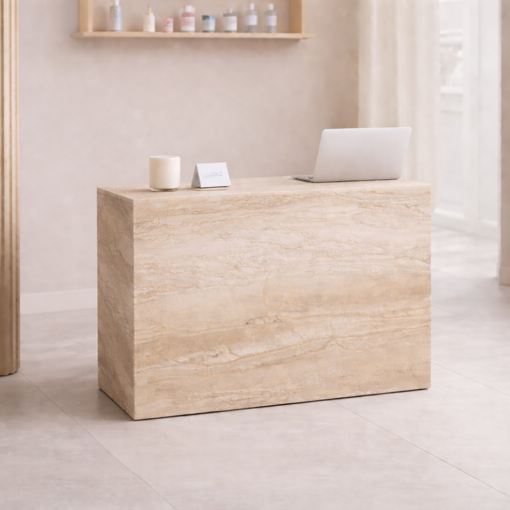 Lada recepcyjna z marmuru