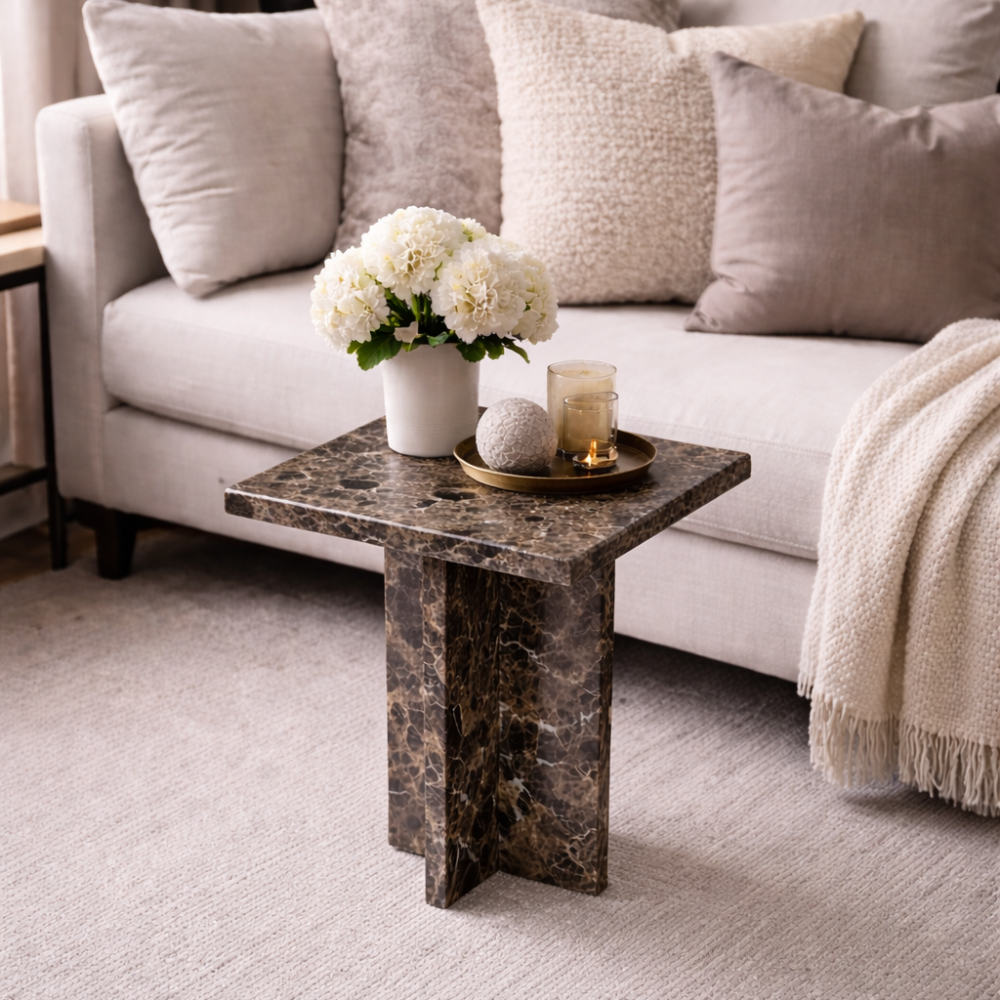 Stolik pomocniczy Emperador Dark