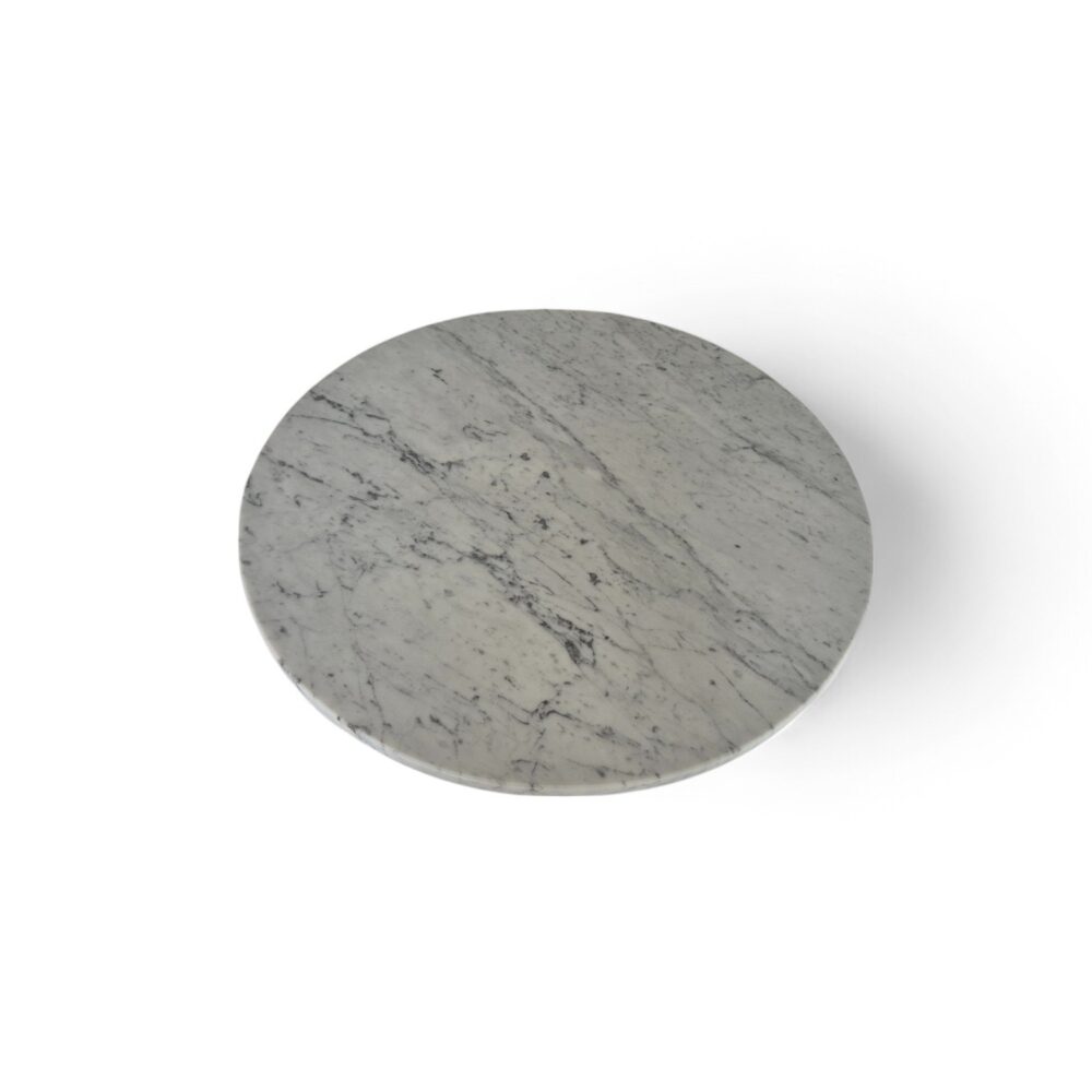Okrągły blat z kamienia naturalnego