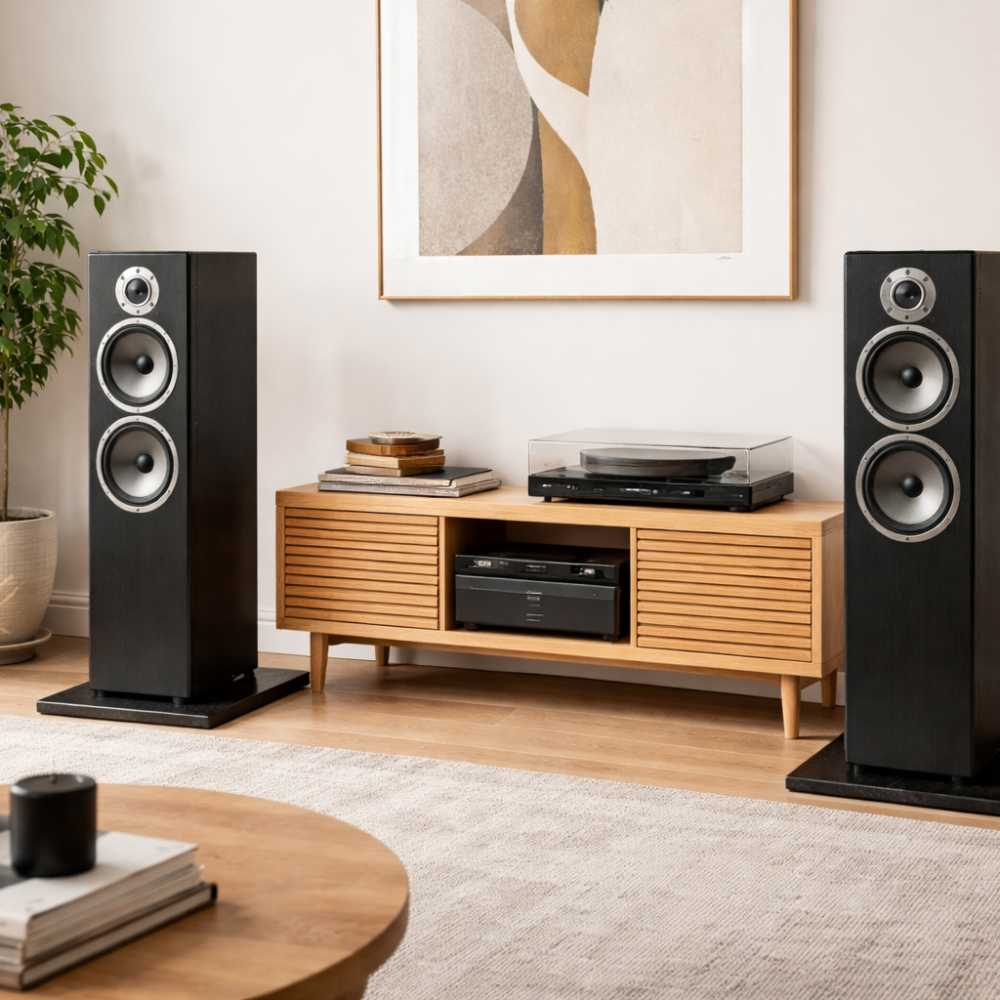 Podstawki granitowe pod kolumny głośniki