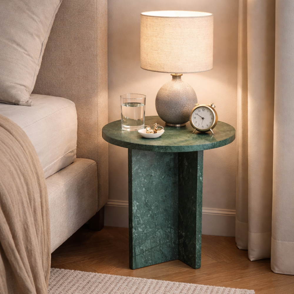Zielony stolik nocny
