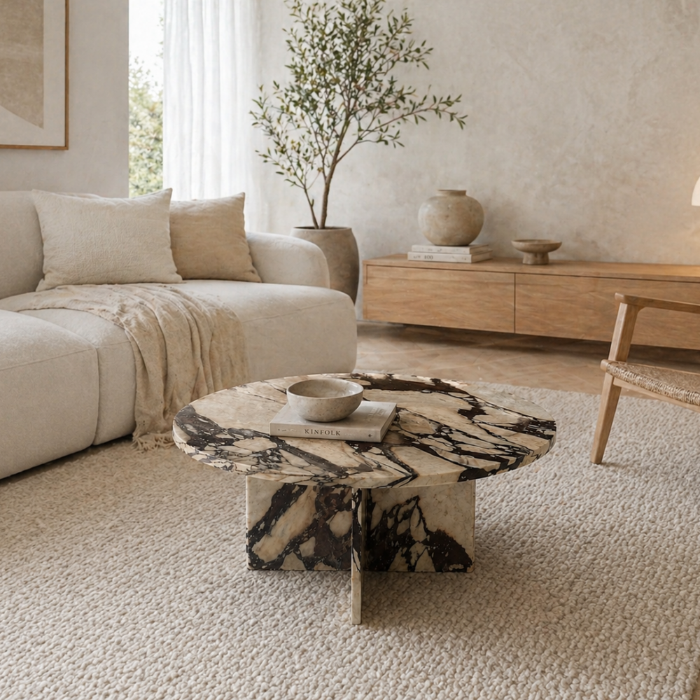 Stolik z Calacatta Viola