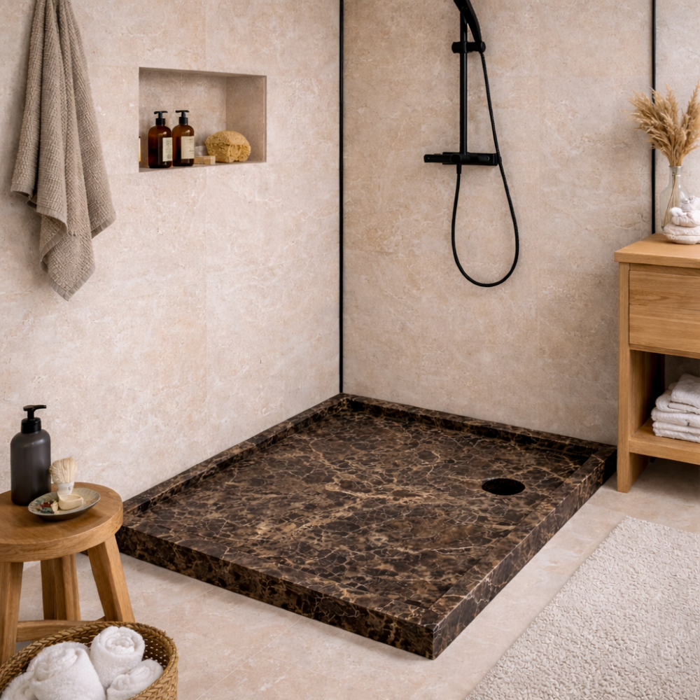 Brodzik prysznicowy z marmuru