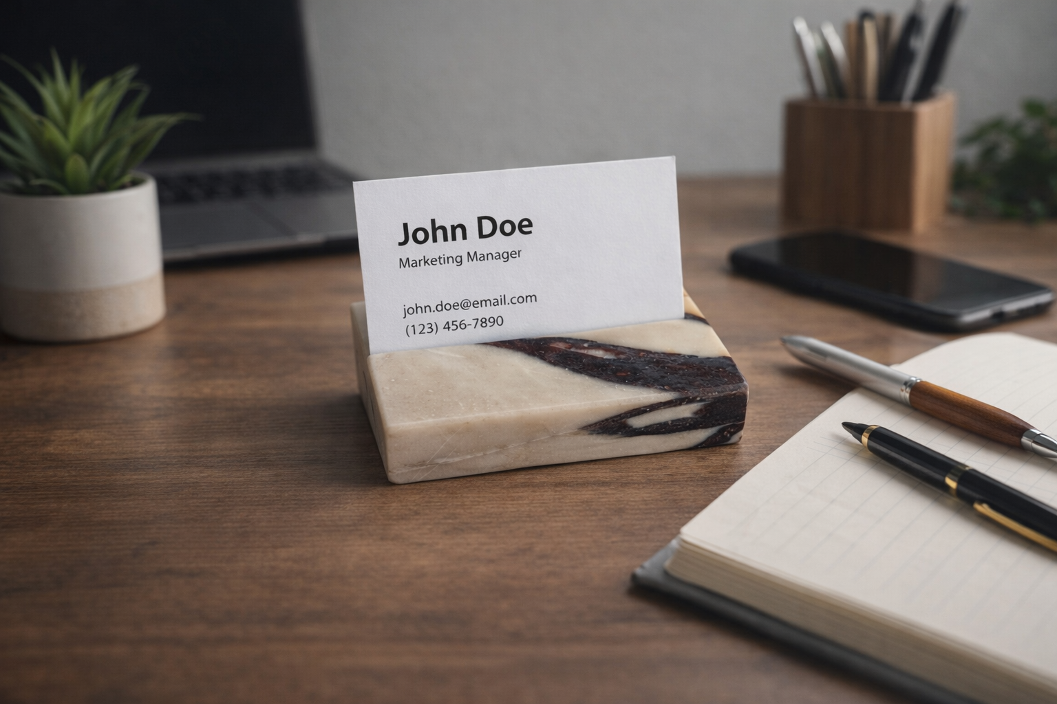 Stojak na wizytówkę